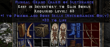 Necromancer Skills Charm W Life